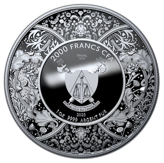 Durga Cameroon Silver Coin 2025 Proof