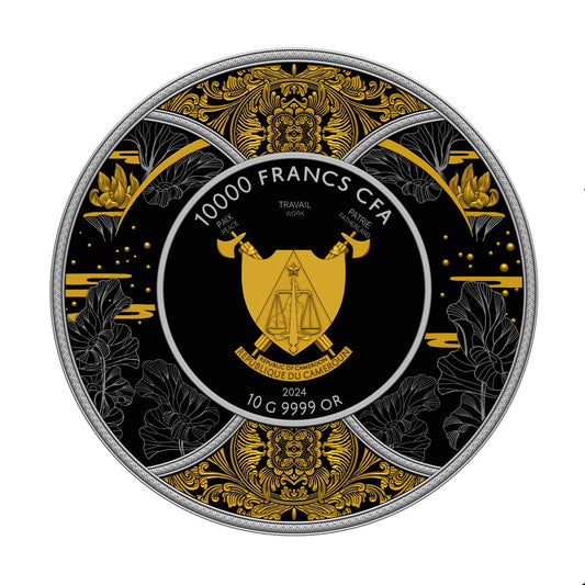 Durga Dark Gilded 2024 Silver coin Cameroon