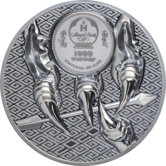 Majestic Eagle Silbermünze 2 oz Black Proof