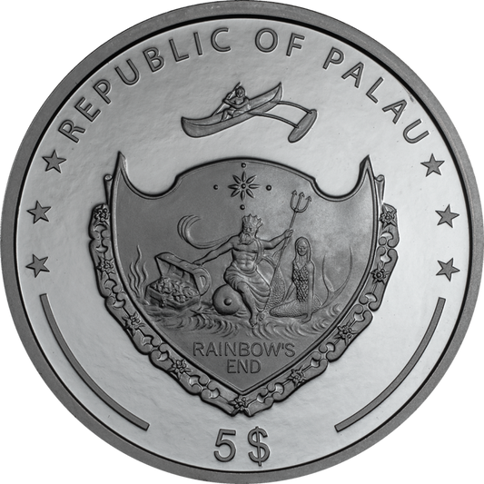 Silver Magical Lamp 2021 Palau 1 oz