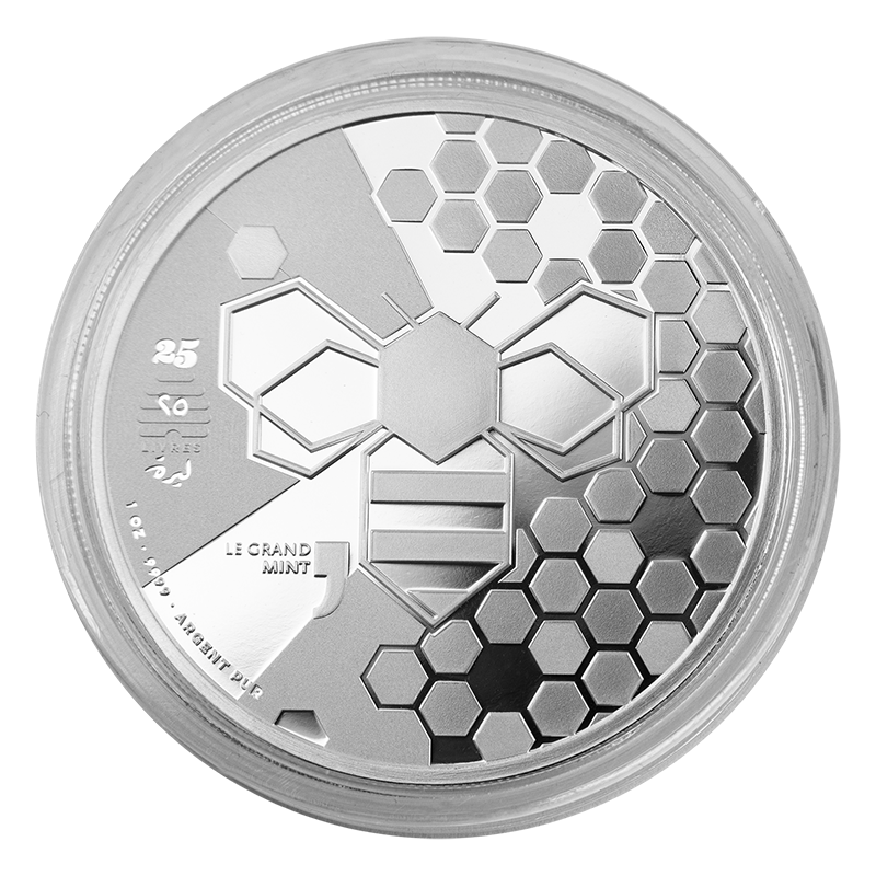 SILVER BEE | SILBER BIENE 2020 1 OZ 9999 Proof w/ COA & FF - Le Grand Mint