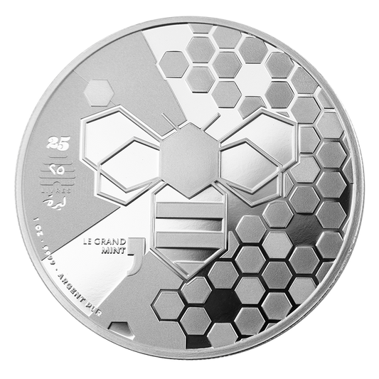 SILVER BEE | SILBER BIENE 2020 1 OZ 9999 Proof w/ COA & FF - Le Grand Mint