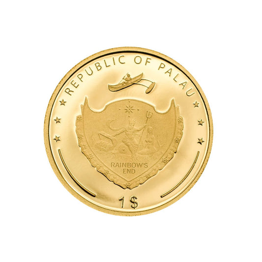 Goldmünze Love & Peace | 0.5 g 9999 Au | Palau 2018 - Le Grand Mint