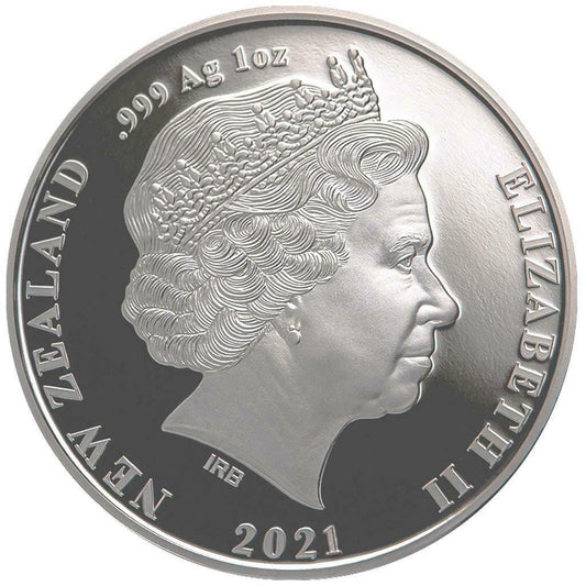 Brown Kiwi Silbermünze