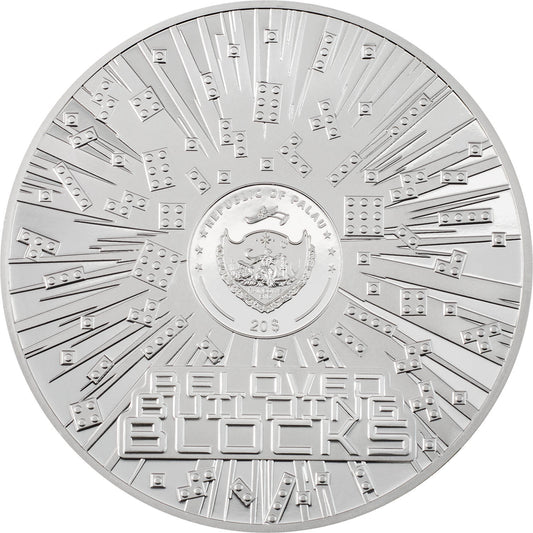 Geliebte Bausteine Bengal Tiger | 5 Oz Silbermünze | 20 Dollar Palau Proof - Le Grand Mint