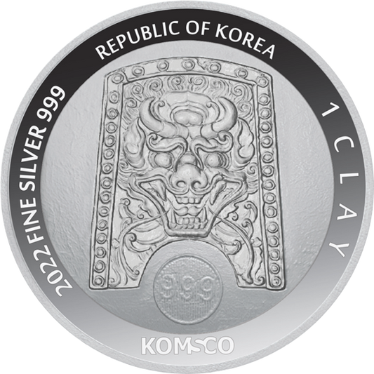 KOMSCO 2022 | Chiwoo | 1 Oz 999 Silbermünuze Korea