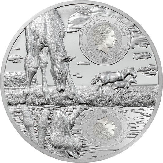 Stallion | Growing Up 5 Oz .999 Silbermünze Proof 2023