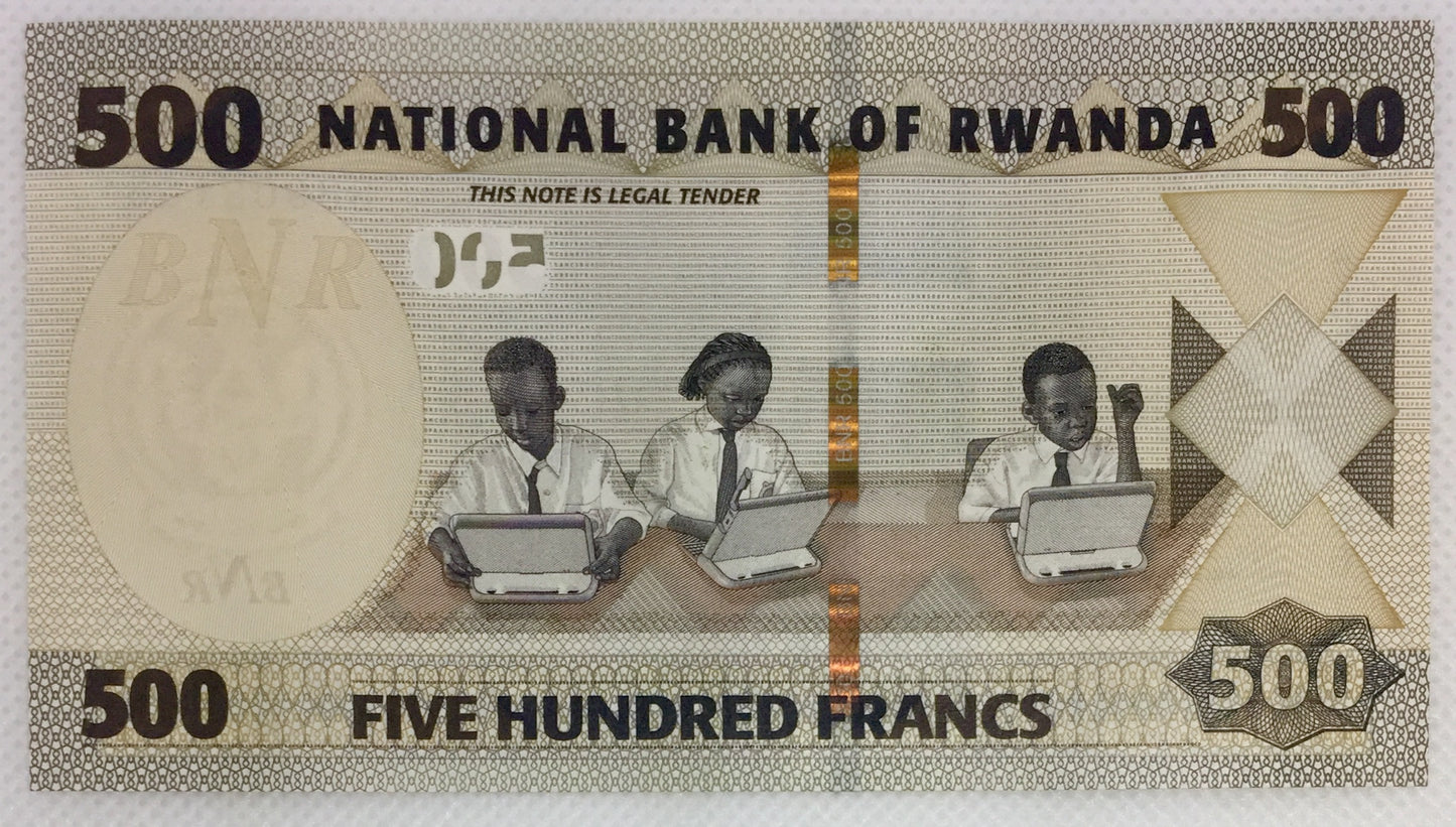 NEW RUANDA 2019 | 500 FRANCS BANKNOTE UNC