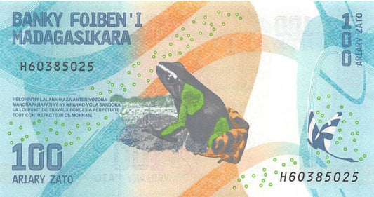Madagaskar 2017 | Banknote UNC 100 Ariary