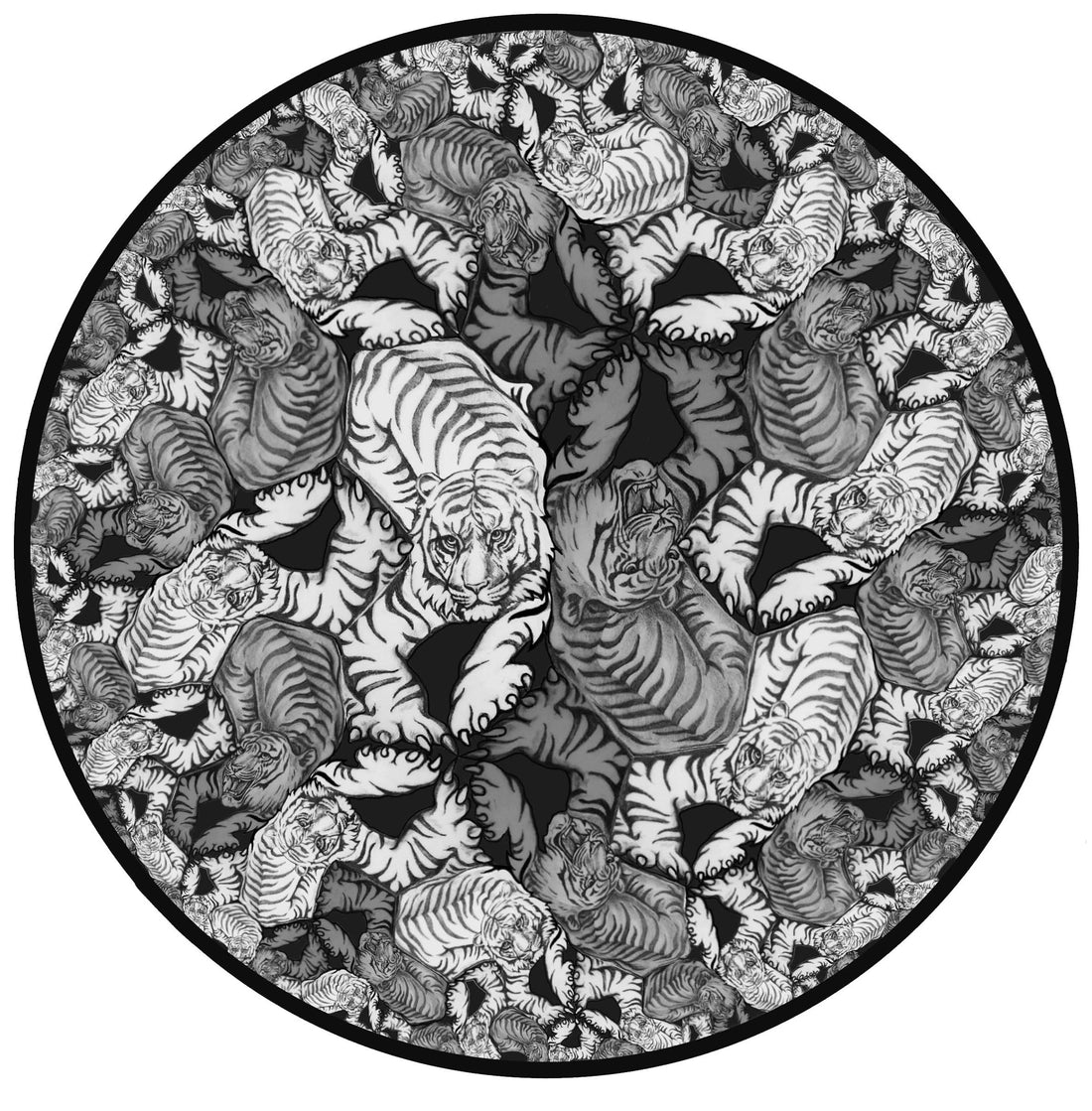 Tiger Silbermünze, Algorithmus Escher Serie.