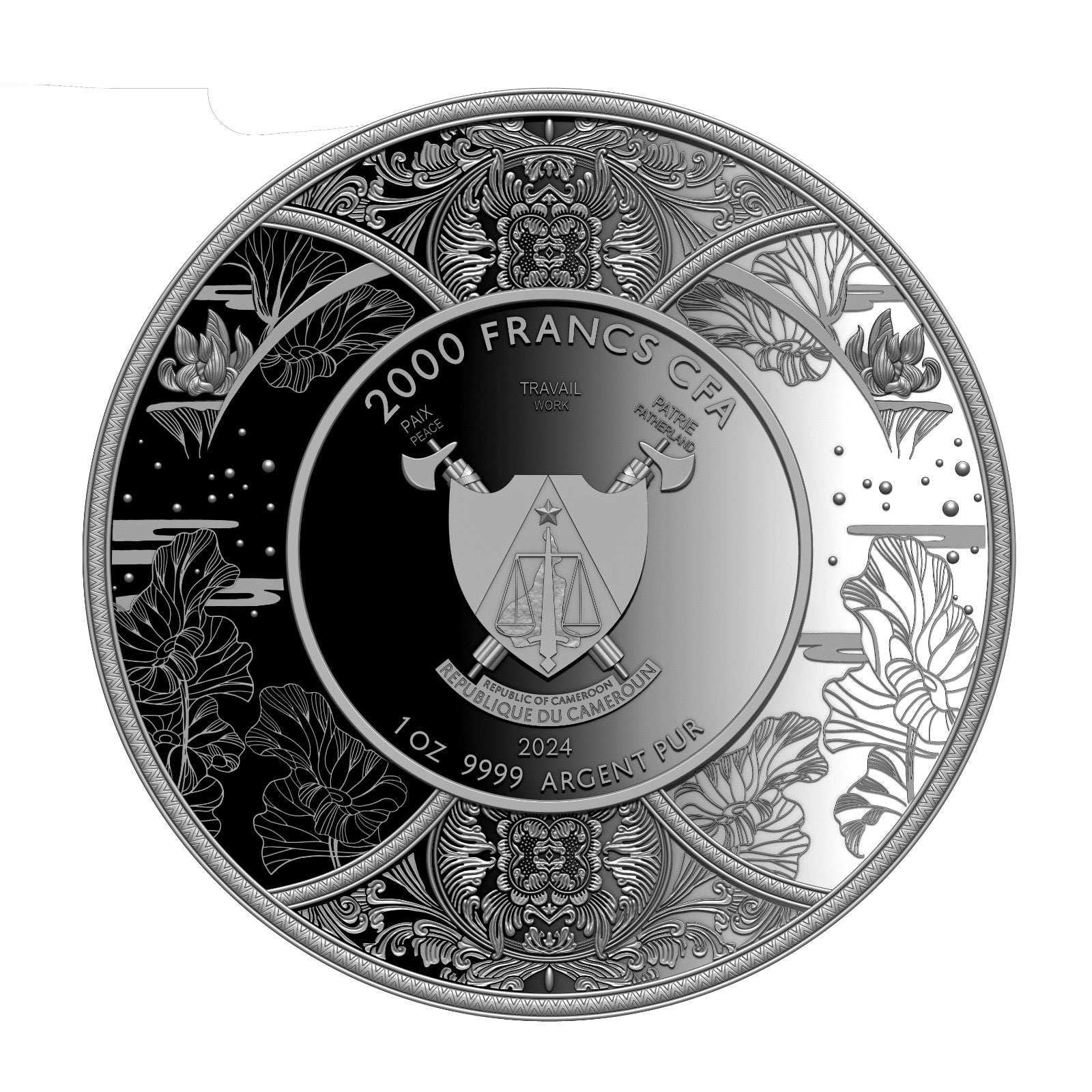 Durga 2024 Cameroon Silver coin 2000 Francs CFA