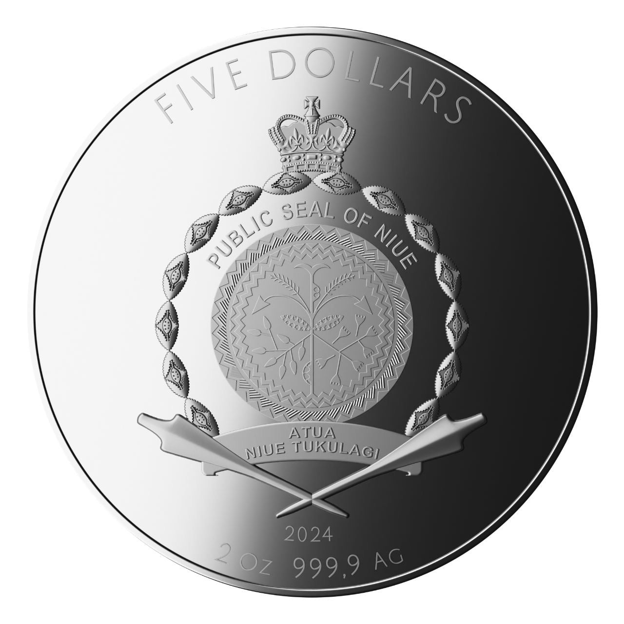 Phoenix & Dragon 2024 Niue 5 Dollars Proof Le Grand Mint