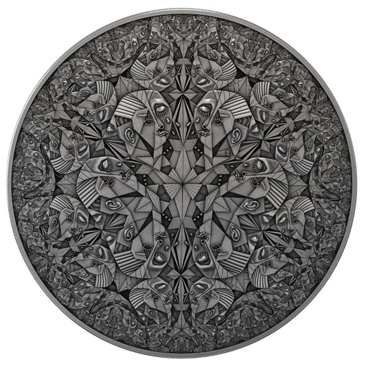 Algorithmus 2025 | Emotionen 2 Oz 9999 Silbermünze | 5$ Niue Proof 