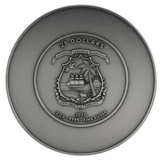 Algorithmus 2025 | Emotionen 2 Oz 9999 Silbermünze | 5$ Niue Proof 