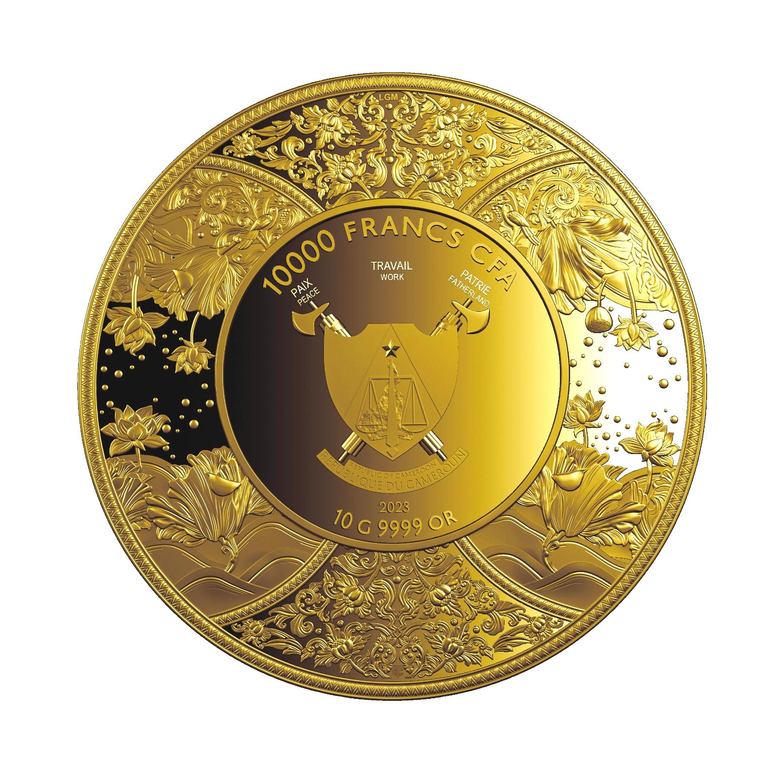 Durga Gold 10 g Finegold Bullion Coin Obverse