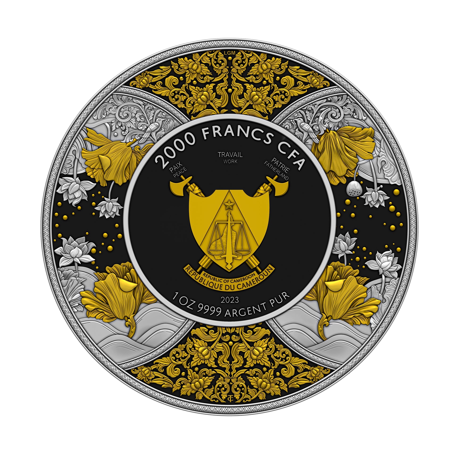 Durga Coat of arms Cameroon Le Grand Mint 2023