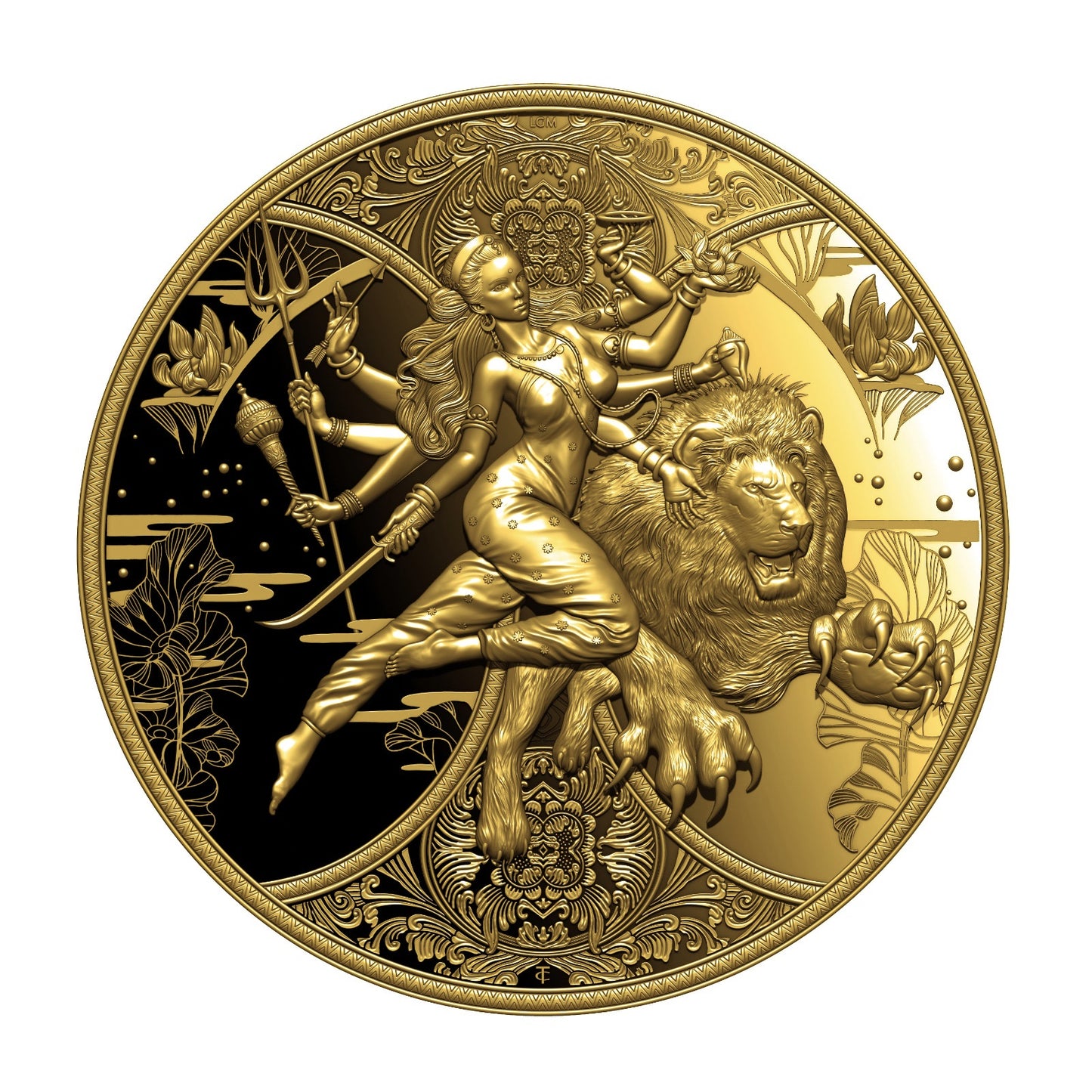 Durga 2024 Gold 10 g Cameroon Coin