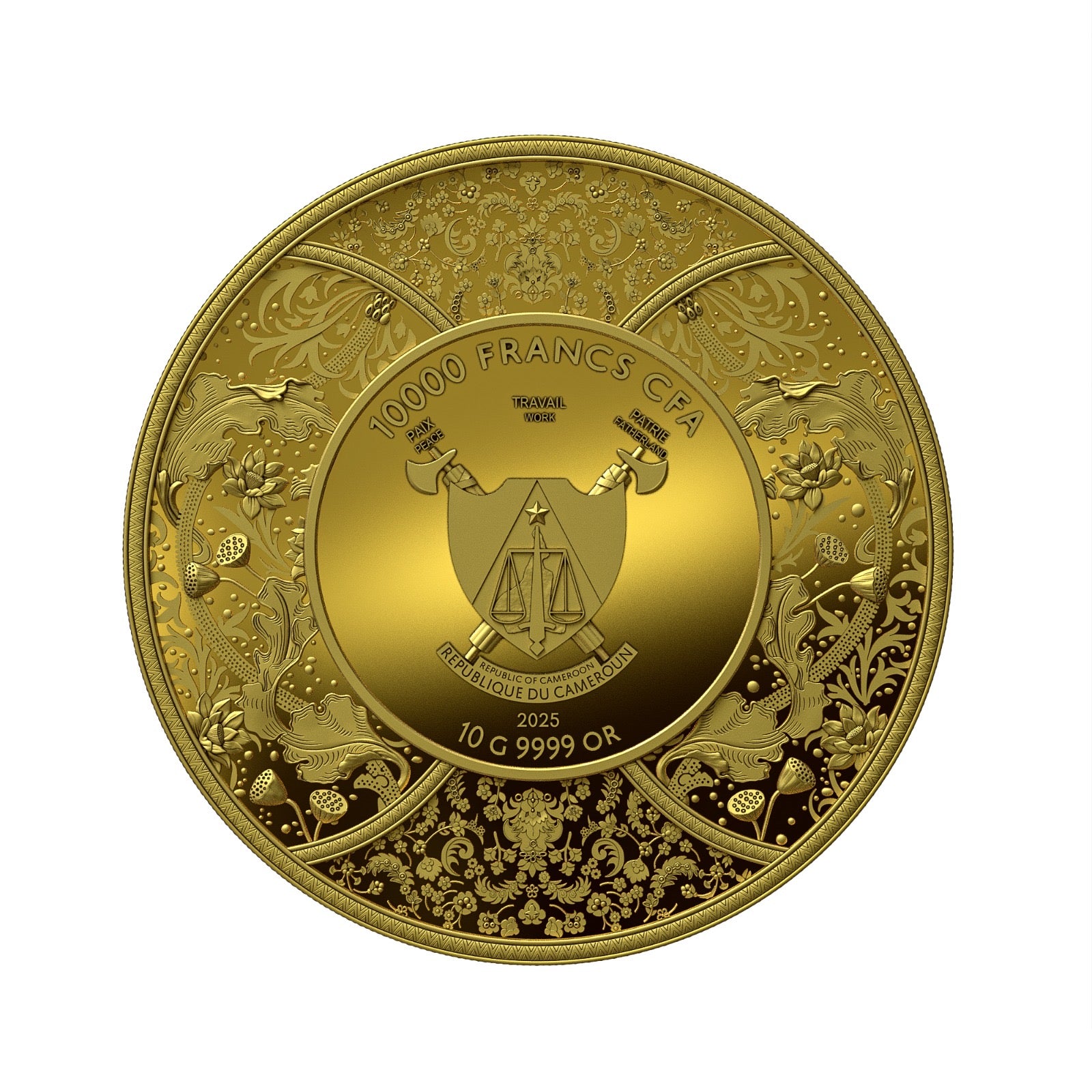 DURGA 2025 | GOLD-ANLAGEMÜNZE 9999 10 g Proof | Kamerun 10000 Francs CFA
