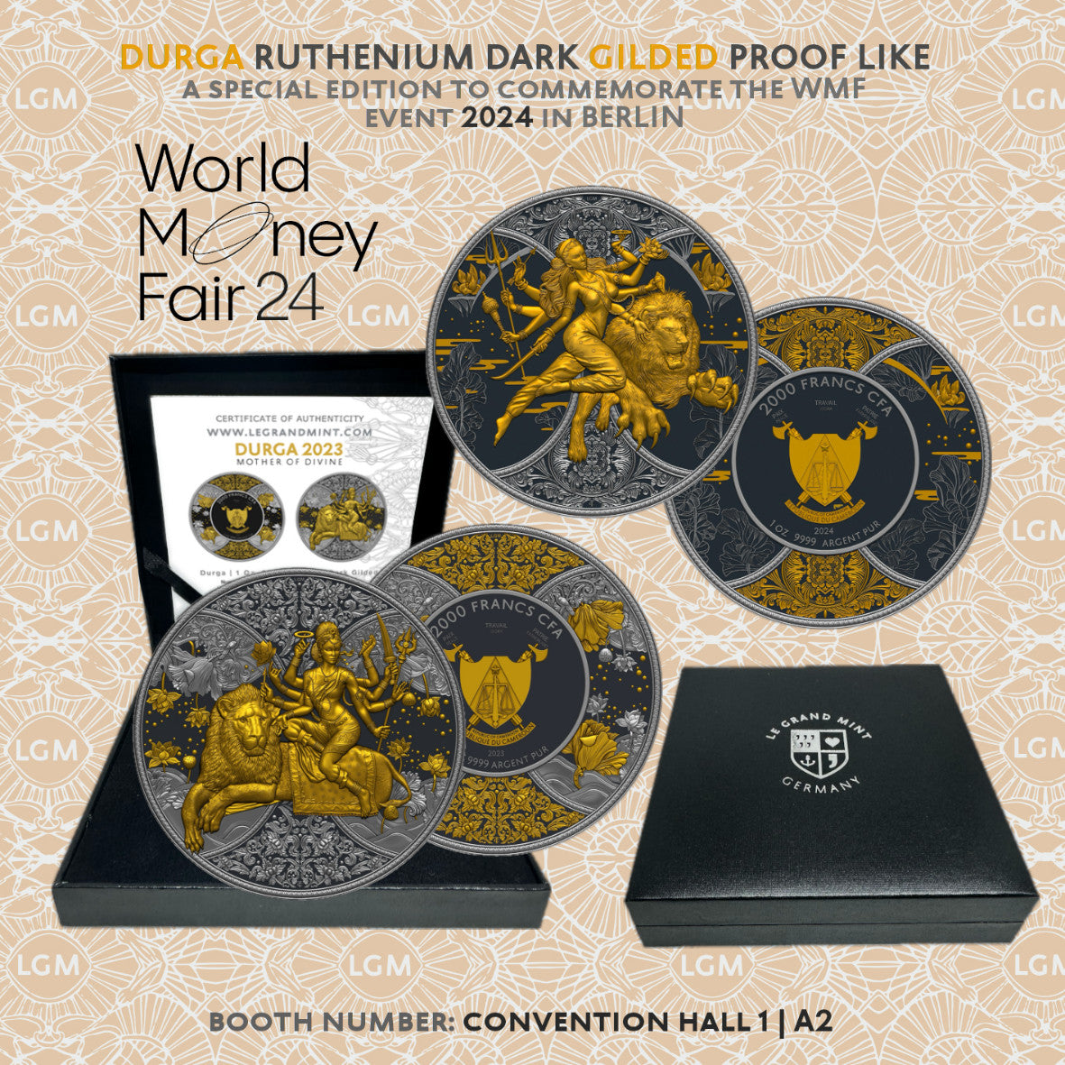 World Money Fair Berlin 2024 with Le Grand Mint and Durga