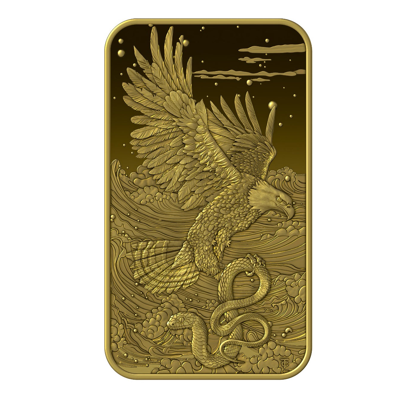 EAGLE & SERPENT | GOLD-ANLAGEBARREN 9999 0,5 g Proof