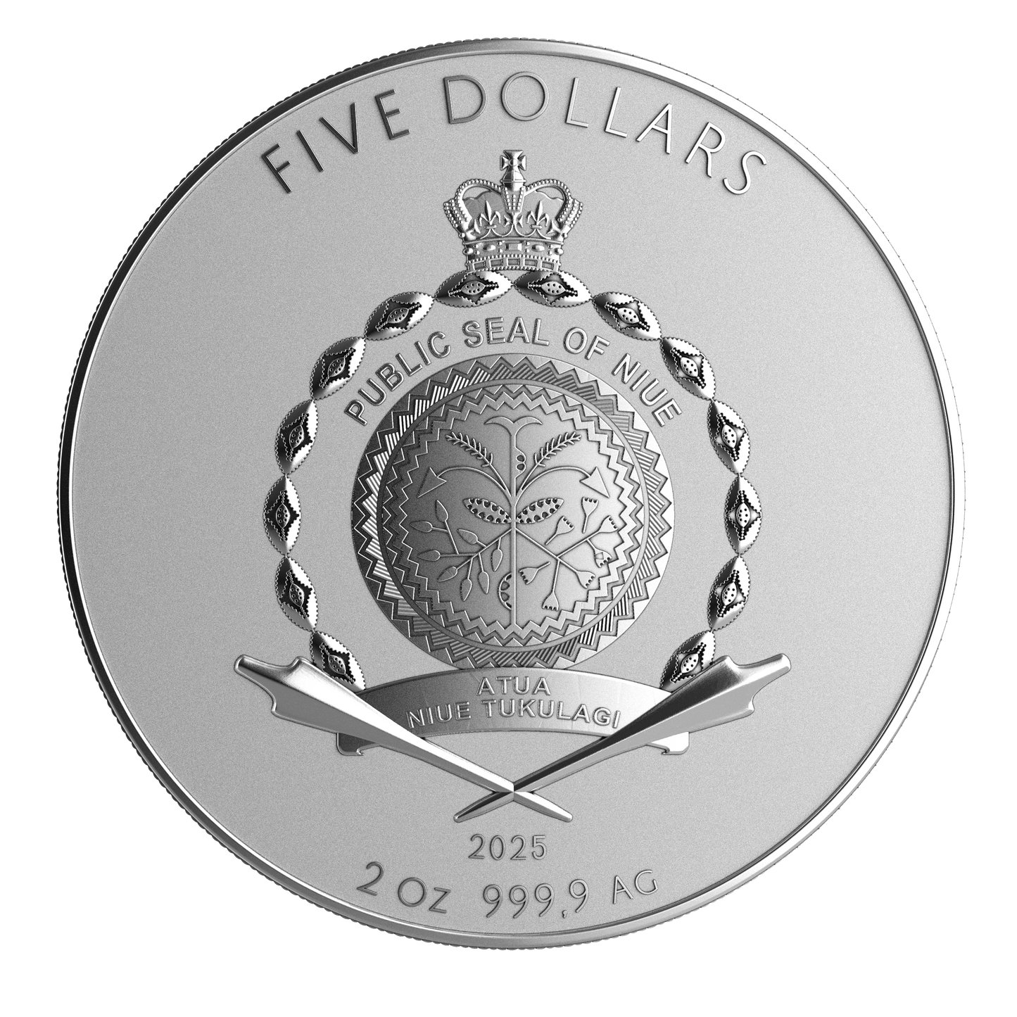 NIUE 2025 | PHOENIX & DRAGON SILVER COIN | 2 Oz 9999 Ag Ultra High Relief Proof