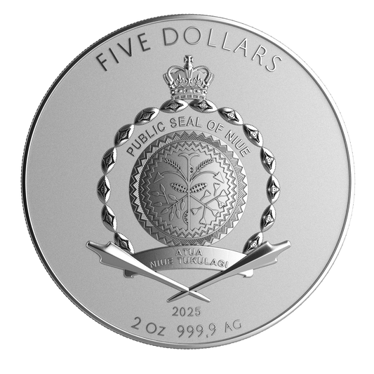 NIUE 2025 | PHOENIX & DRAGON SILVER COIN | 2 Oz 9999 Ag Ultra High Relief Proof
