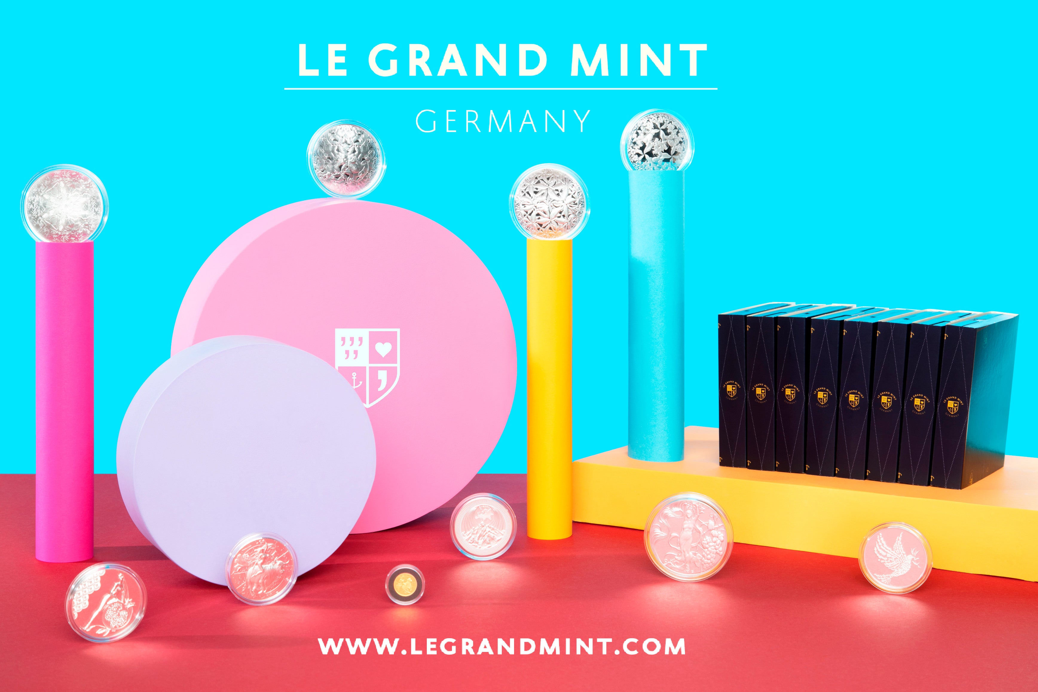 Загрузить видео: Le Grand Mint Produktionsprozess der Silbermünzprägung hier zu sehen.