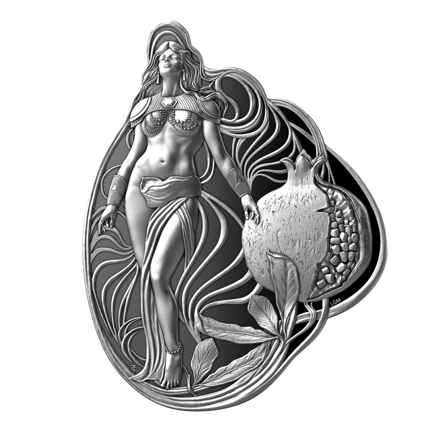 LIBERTY 2025 Prudence | 2 Oz 9999 Silbermünze 5$ Niue | Shaped Ultra High Relief Proof Coin (Kopie)