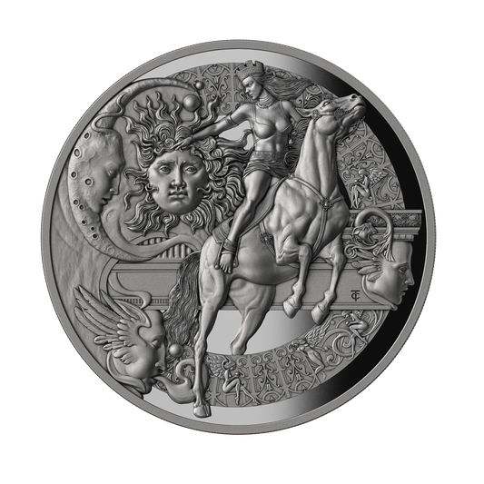 QUEEN OF CREATIVITY 2026 | 2 Oz 9999 Silbermünze 20$ Liberia | Ultra High Relief Proof Coin