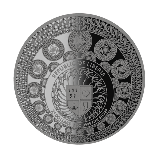 QUEEN OF CREATIVITY 2026 | 2 Oz 9999 Silbermünze 20$ Liberia | Ultra High Relief Proof Coin