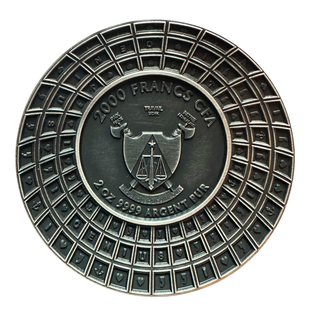Roentgen Rays Coin Genius 2023 | Röntgen 2 Oz Silbermünze Hochrelief Dark Gewölbt – Le ...