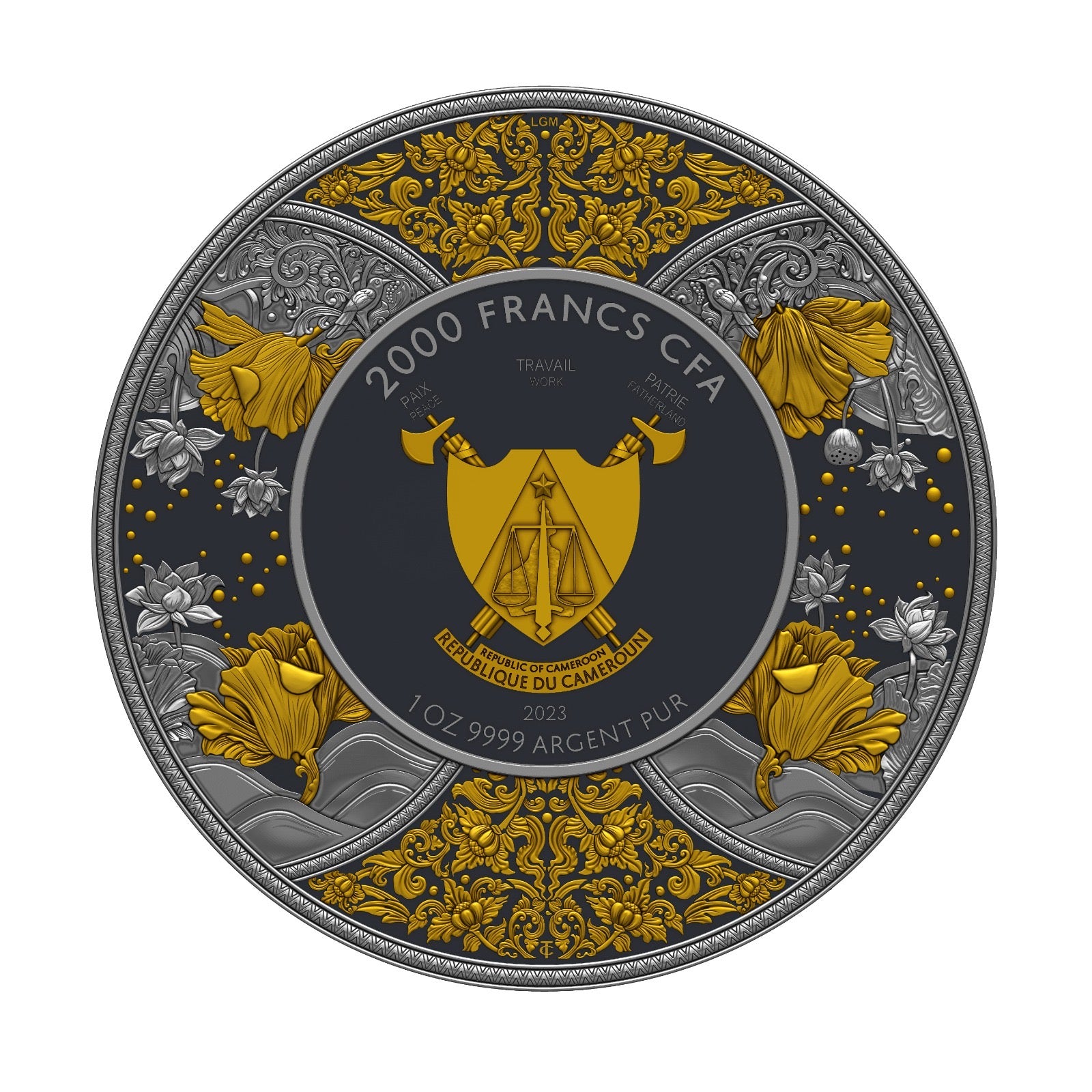 Durga Coat of arms Cameroon Le Grand Mint 2023