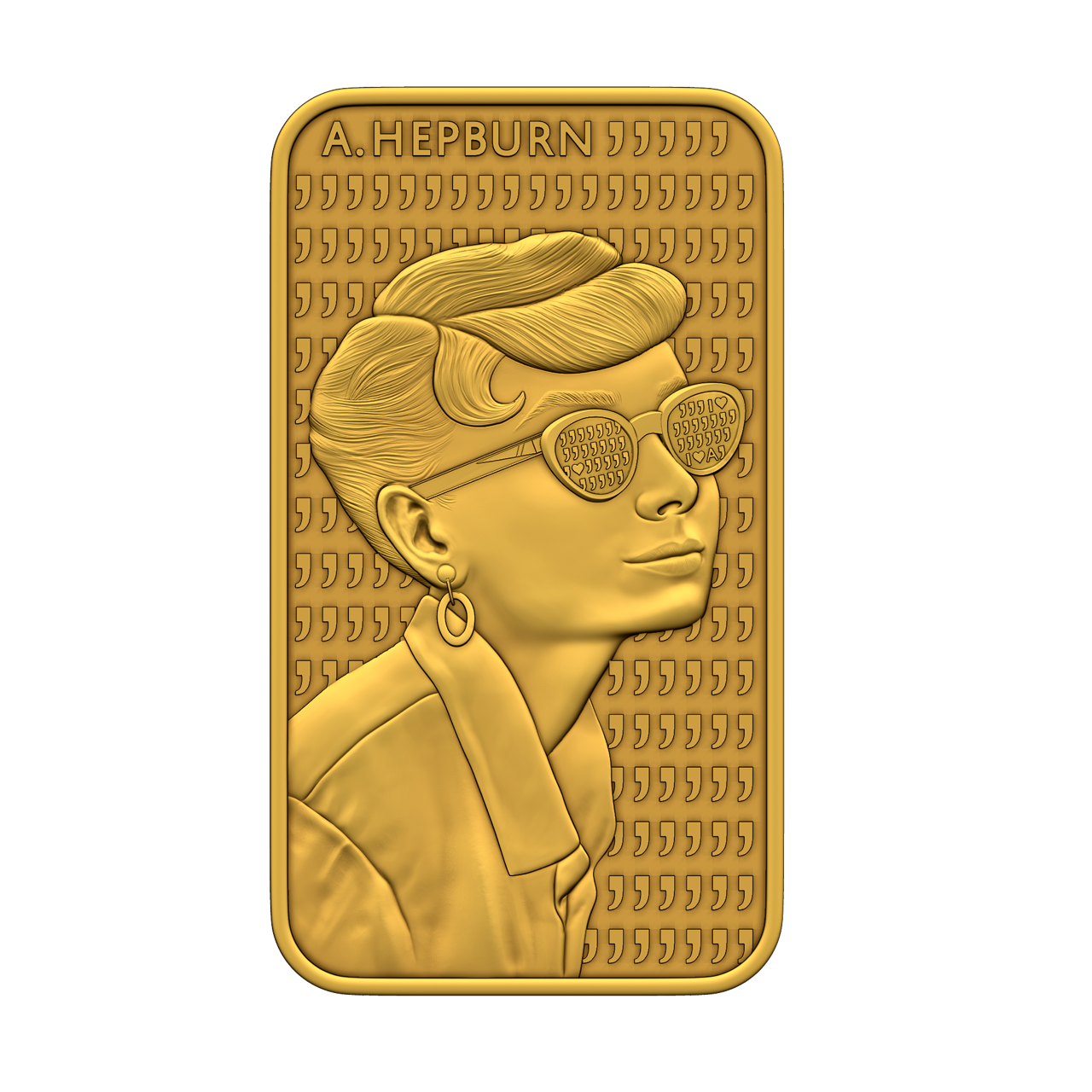 CELEBRITIES AUDREY GOLD 2025 | GOLD-ANLAGEBARREN 9999 0,5 g Proof