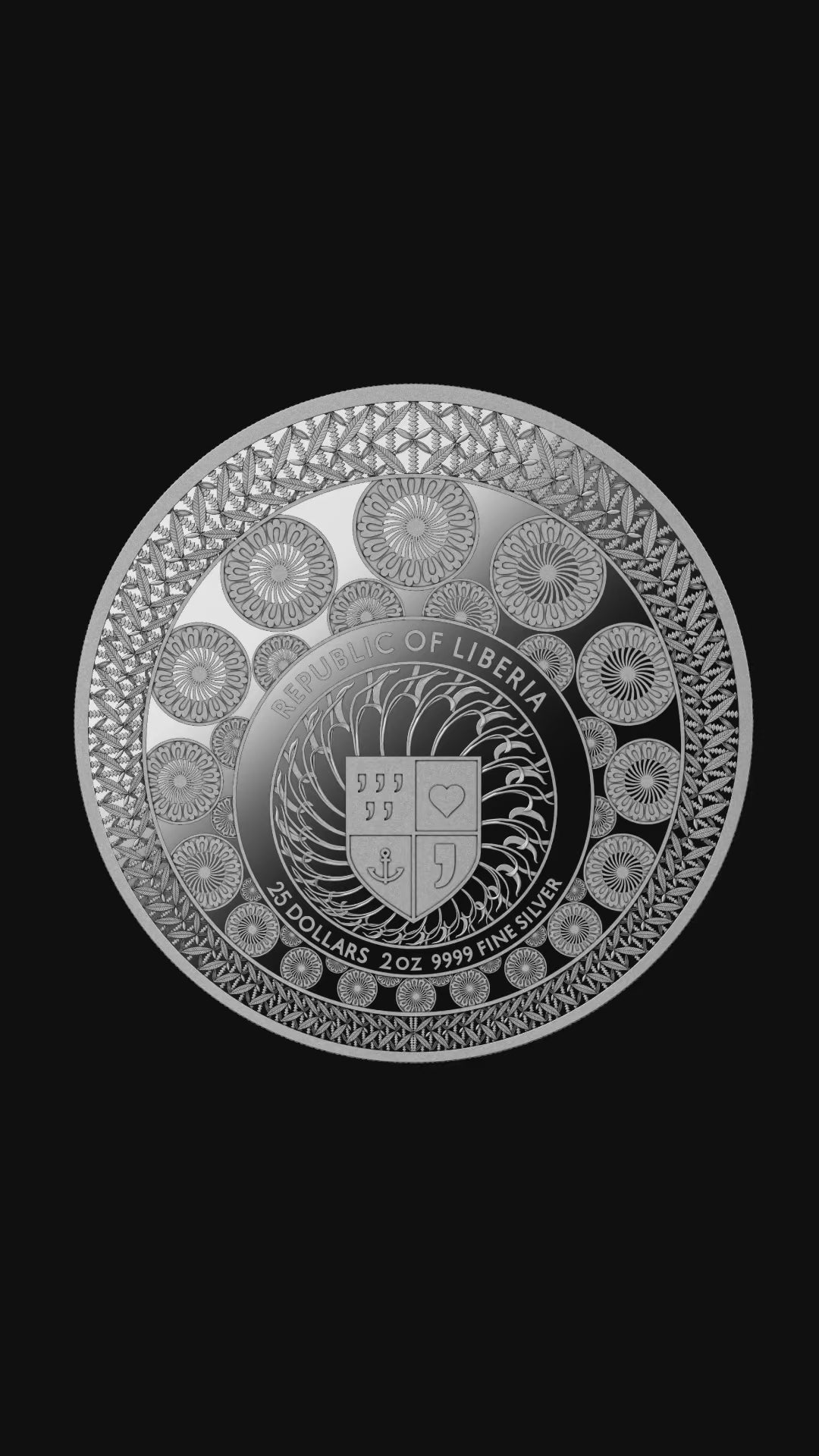 LION VS. BULL 2026 | LIBERIA 25 DOLLARS | 2 OZ 9999 FINE SILVER COIN COLORED PROOF