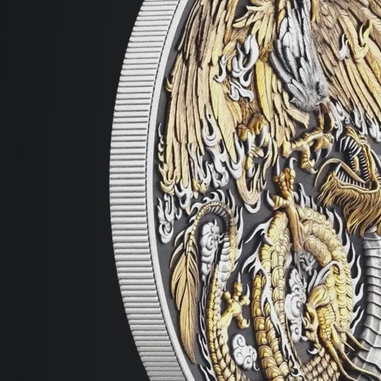 NIUE 2025 | PHOENIX & DRAGON SILVER COIN