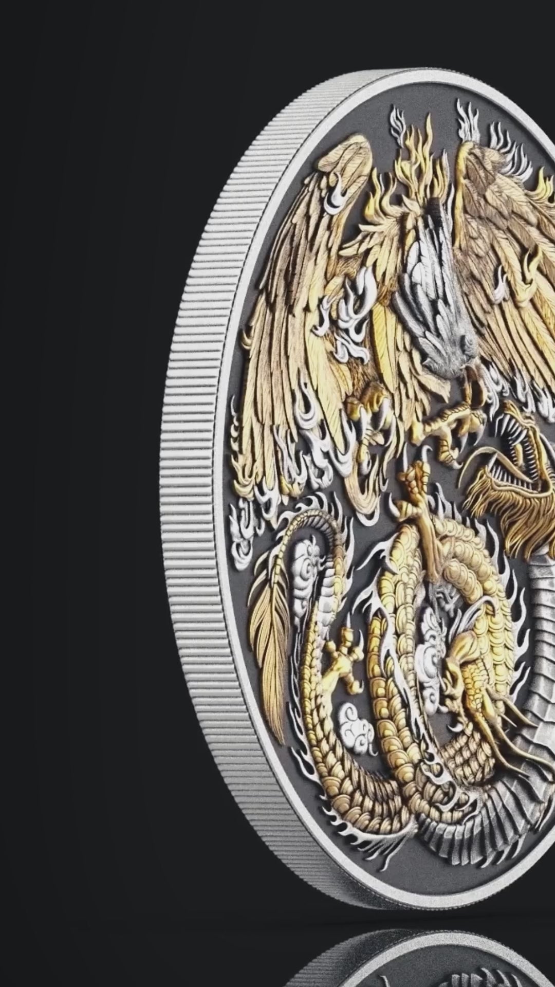 NIUE 2025 | PHOENIX & DRAGON SILVER COIN