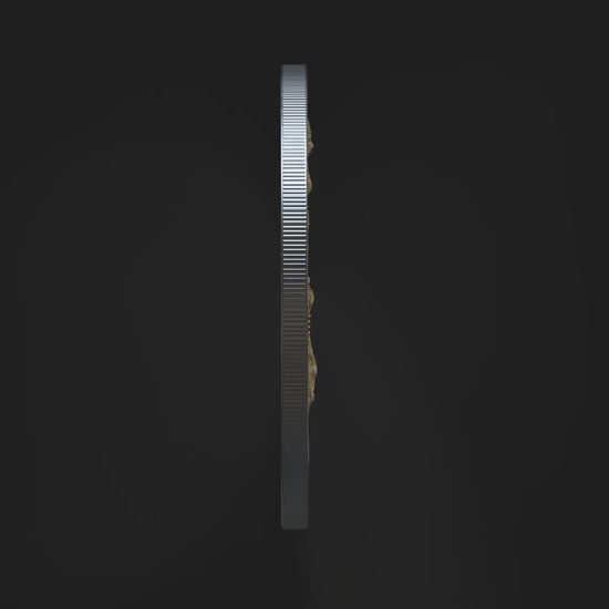 FREYJA 2026 | Äquatorial Guinea 2000 FRANCS CFA Silbermünze | 2 Oz 9999 Ag Ultra High Relief Dark Gilded Proof