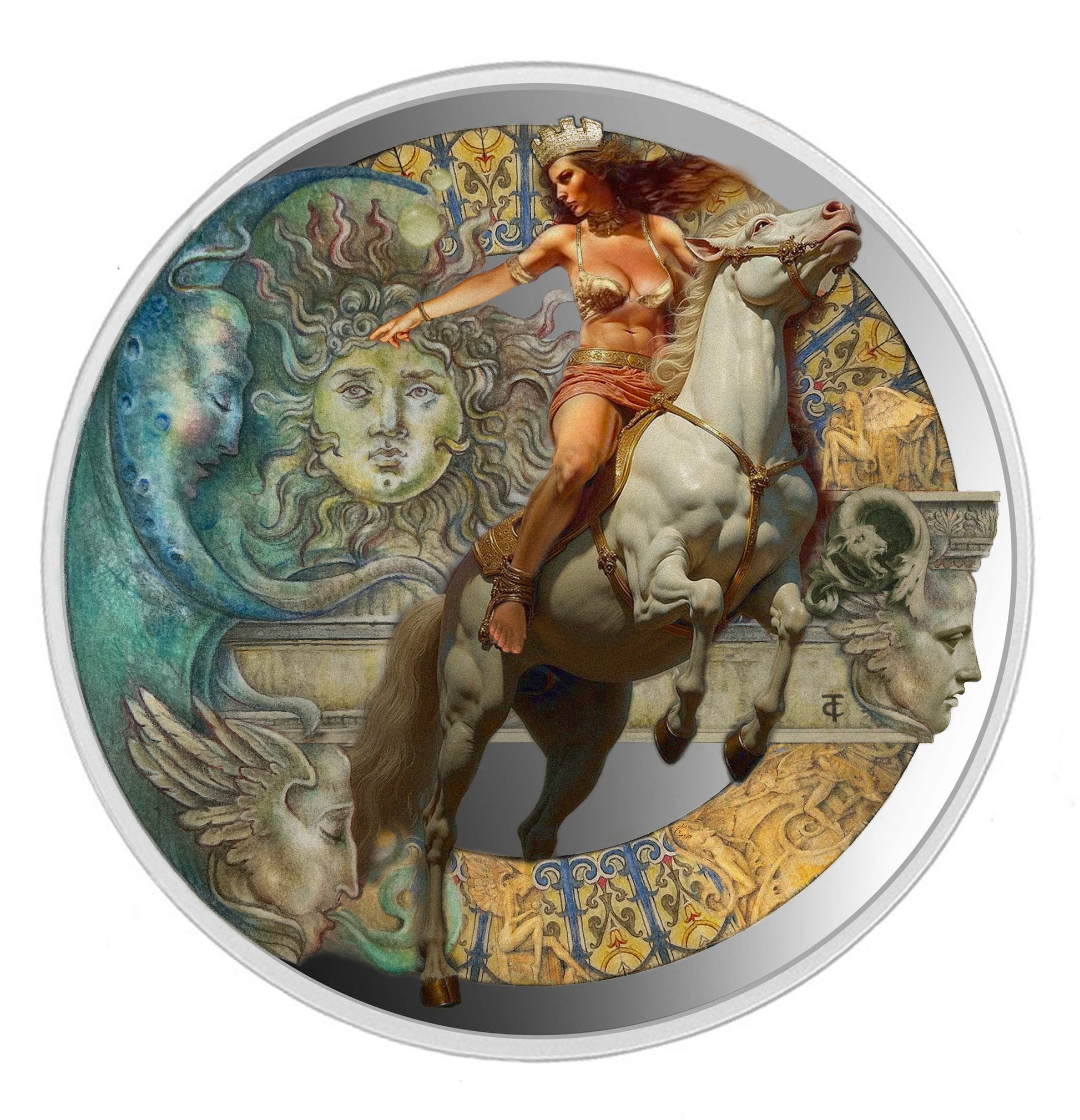 QUEEN OF CREATIVITY 2026
2 oz 9999 Ag | Ultra High Relief | Colored Proof (222 pcs)