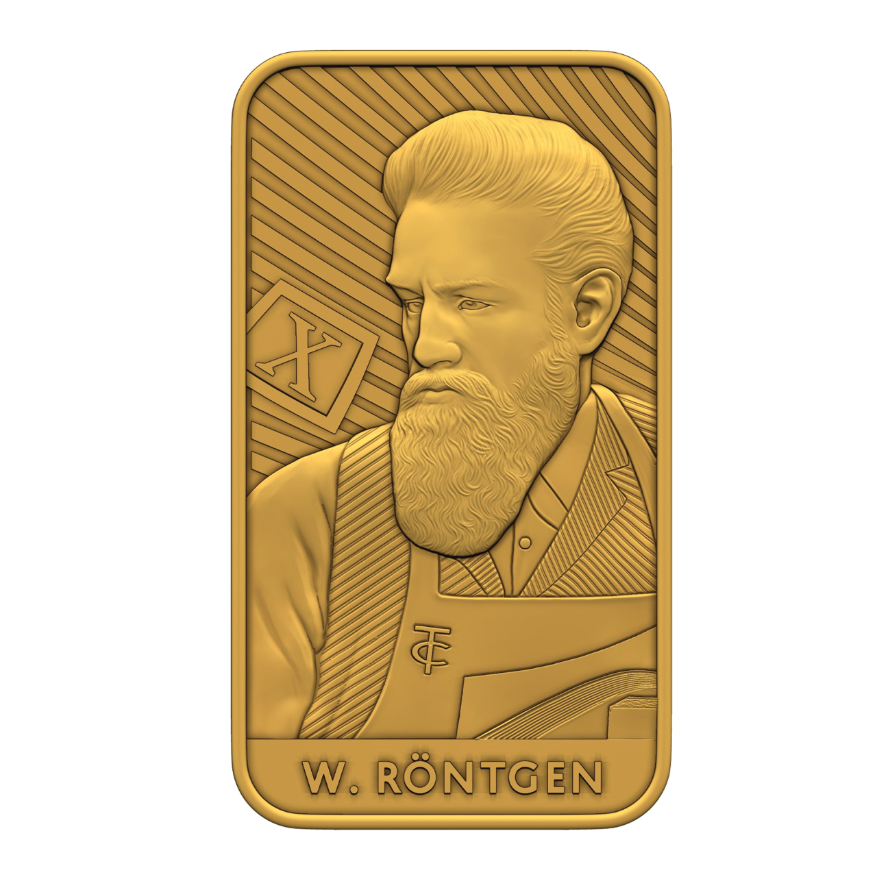 GENIUS RÖNTGEN (X-ray) GOLD 2025 | GOLD-ANLAGEBARREN 9999 0,5 g Proof