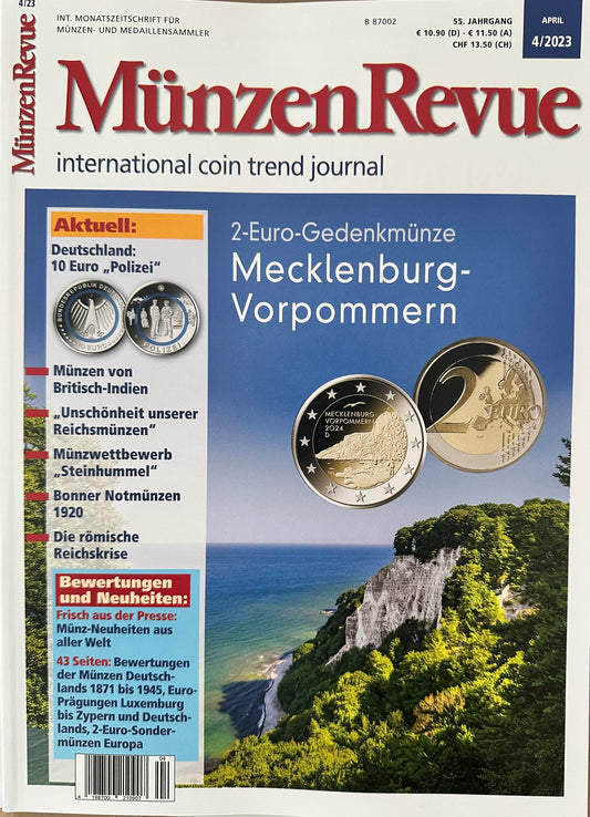 Münzen Revue Ausgabe 2023 auch als Jahresabo hier erhältlich - Le Grand Mint