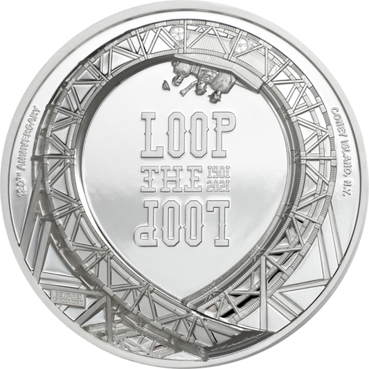 Loop the Loop silver 1 oz 999 COOK ISLANDS 2021 Silbermünze - Le Grand Mint