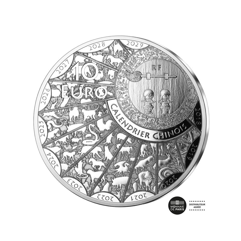 Jahr des Hasen | 10€ Silbermünze 1 Oz PP 2023