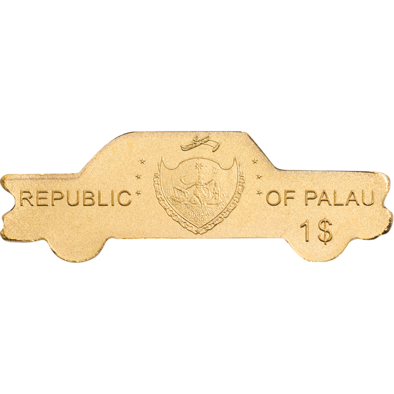Golden Classic Car 2021 | Palau 0,5 g Goldmünze 9999 - Le Grand Mint