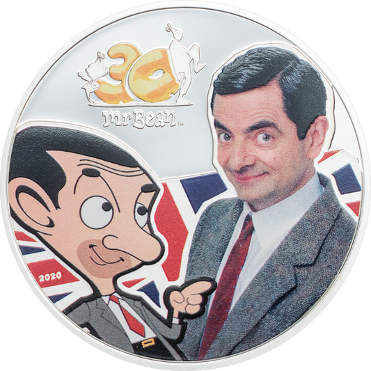 Silbermünze Mr. Bean – 30th Anniversary Celebration 2020 Silver Coin 1 oz