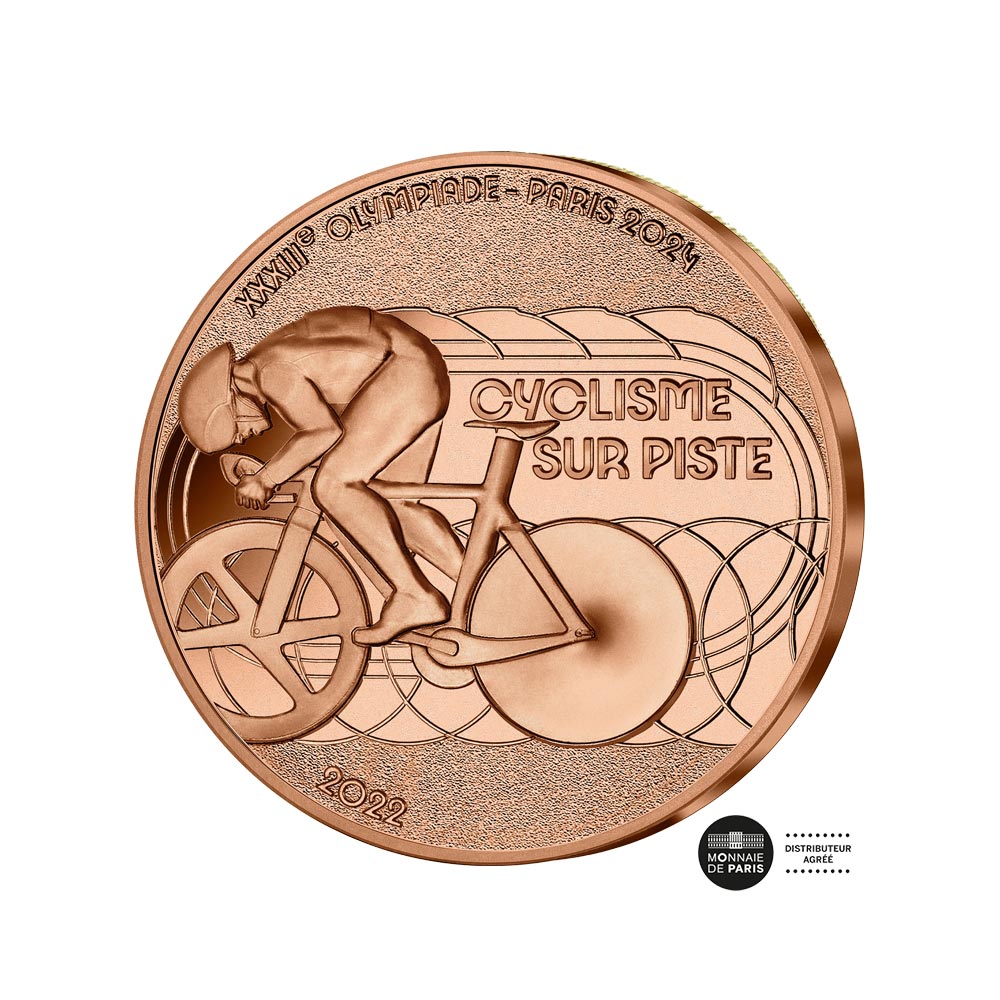 Olympische Spiele Paris 2024 - Bahnradfahren Kupfermünze 2022