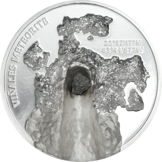 Viñales | Meteorites Impactssilver 1 oz 999 COOK ISLANDS 2021 Silbermünze - Le Grand Mint