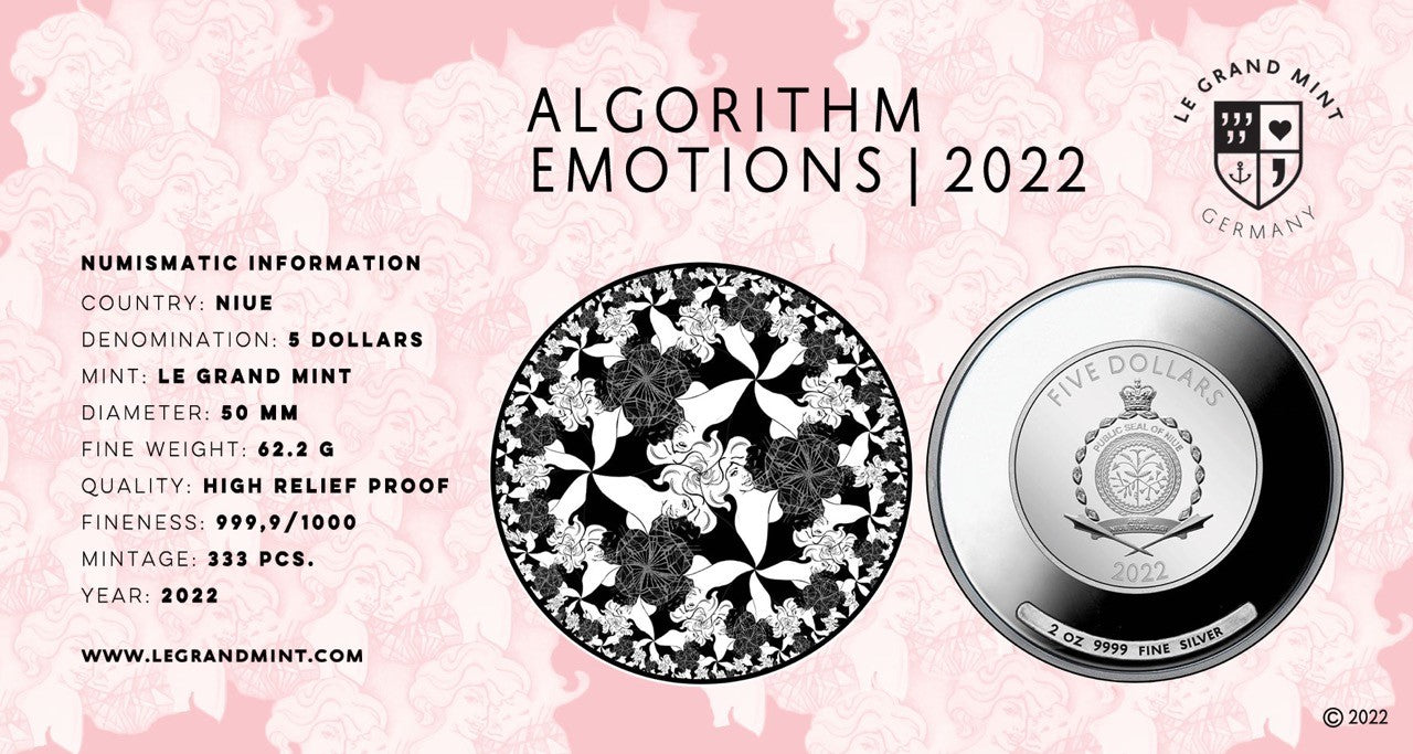 Algorithm Emotions Le Grand Mint 2022 niue