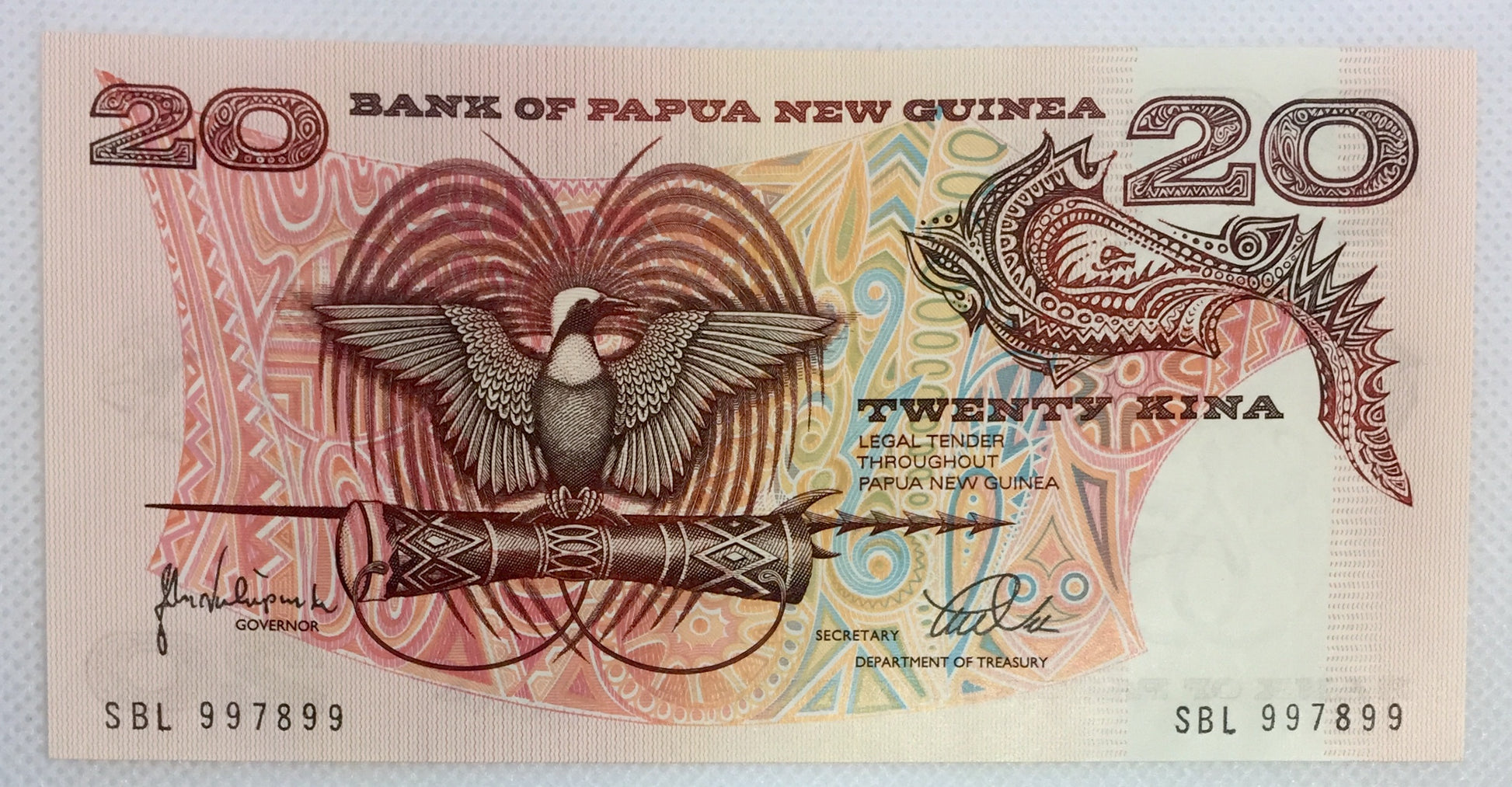PAPUA-NEUGUINEA | 20 KINA BANKNOTE 1988 UNC - Le Grand Mint