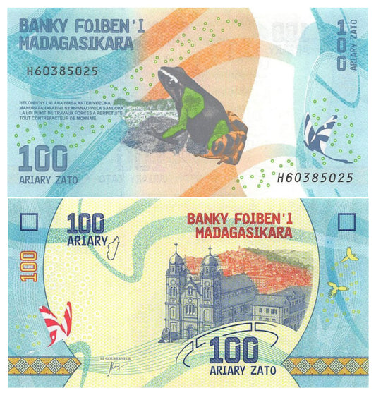 Madagaskar 2017 | Banknote UNC 100 Ariary