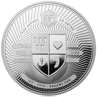 Silber Nashorn erstes Motiv 1 Oz Le Grand Mint 2015 